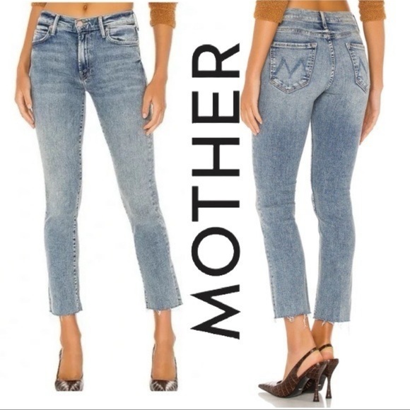 MOTHER Denim - MOTHER DENIM THE RASCAL ANKLE FRAY JEANS BONFIRE LIGHTING sz 27